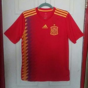Adidas Spain soccer jersey